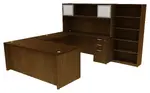 U-Shaped Desk with Storage