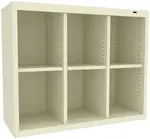 Six Cubby Storage Unit
