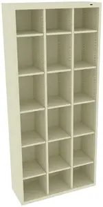 Eighteen Cubby Storage Unit