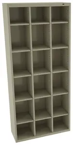 Eighteen Cubby Storage Unit