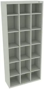 Eighteen Cubby Storage Unit
