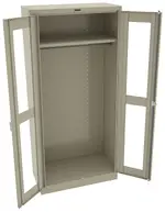 Wardrobe Cabinet with See Through Doors