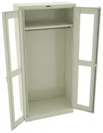 Wardrobe Cabinet with See Through Doors