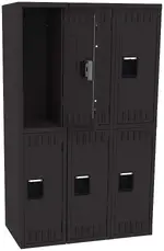 Three Double-Tier Lockers