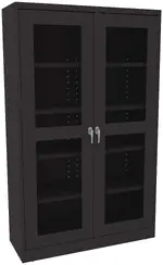 Cabinet with See Through Doors