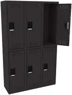 Three Double-Tier Lockers