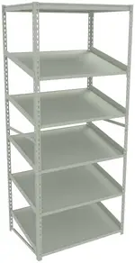 Sloped Metal Shelving