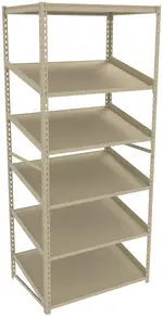 Sloped Metal Shelving