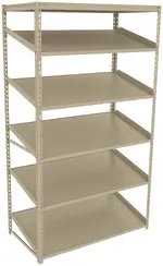 Sloped Metal Shelving