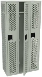 Three Gym Lockers