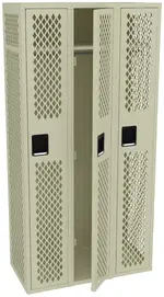 Three Gym Lockers