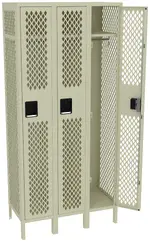 Three Gym Lockers with Legs