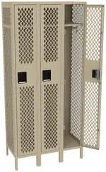 Three Gym Lockers with Legs