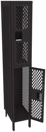 Double-Tier Gym Locker with Legs