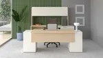 Rectangular Desk and Credenza Set