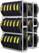 Double-Sided Tire Rack