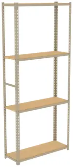 Low-Profile Retail Shelving