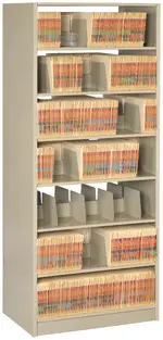 7-Tier Tall Double-Sided File Shelving