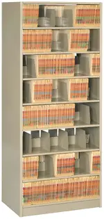 8-Tier Tall Double-Sided File Shelving