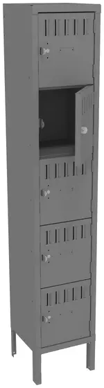 Five Box Lockers with Legs