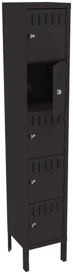 Five Box Lockers with Legs