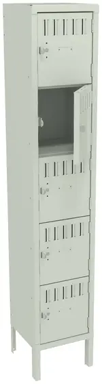 Five Box Lockers with Legs