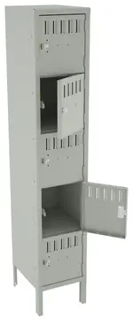 Five Box Lockers with Legs