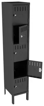 Five Box Lockers with Legs