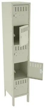 Five Box Lockers with Legs
