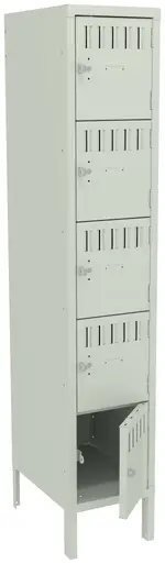 Five Box Lockers with Legs