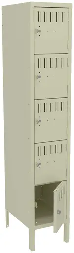 Five Box Lockers with Legs