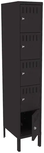 Five Box Lockers with Legs