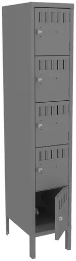 Five Box Lockers with Legs