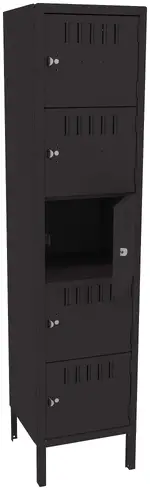Five Box Lockers with Legs