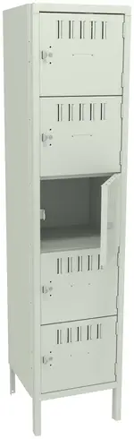 Five Box Lockers with Legs