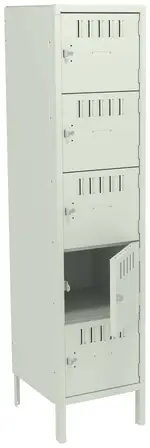 Five Box Lockers with Legs