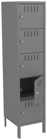 Five Box Lockers with Legs