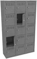 Fifteen Box Lockers