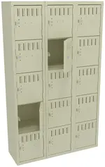 Fifteen Box Lockers