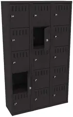 Fifteen Box Lockers