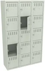 Fifteen Box Lockers