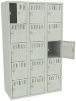 Fifteen Box Lockers