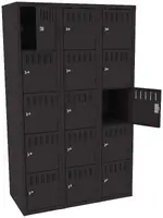 Fifteen Box Lockers