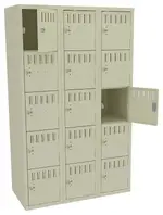 Fifteen Box Lockers