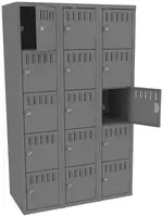 Fifteen Box Lockers