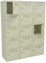 Fifteen Box Lockers