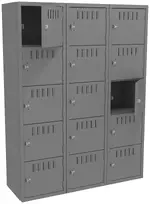 Fifteen Box Lockers