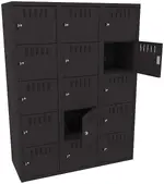 Fifteen Box Lockers