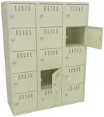 Fifteen Box Lockers