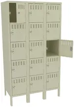 Fifteen Box Lockers with Legs